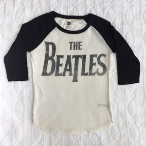 Beatles baseball 3/4 sleeve tee- size small
